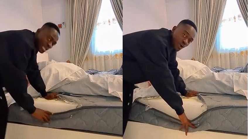 Be vigilant about products being sold to Ghanaians - LilWin warns after buying rubber mattress